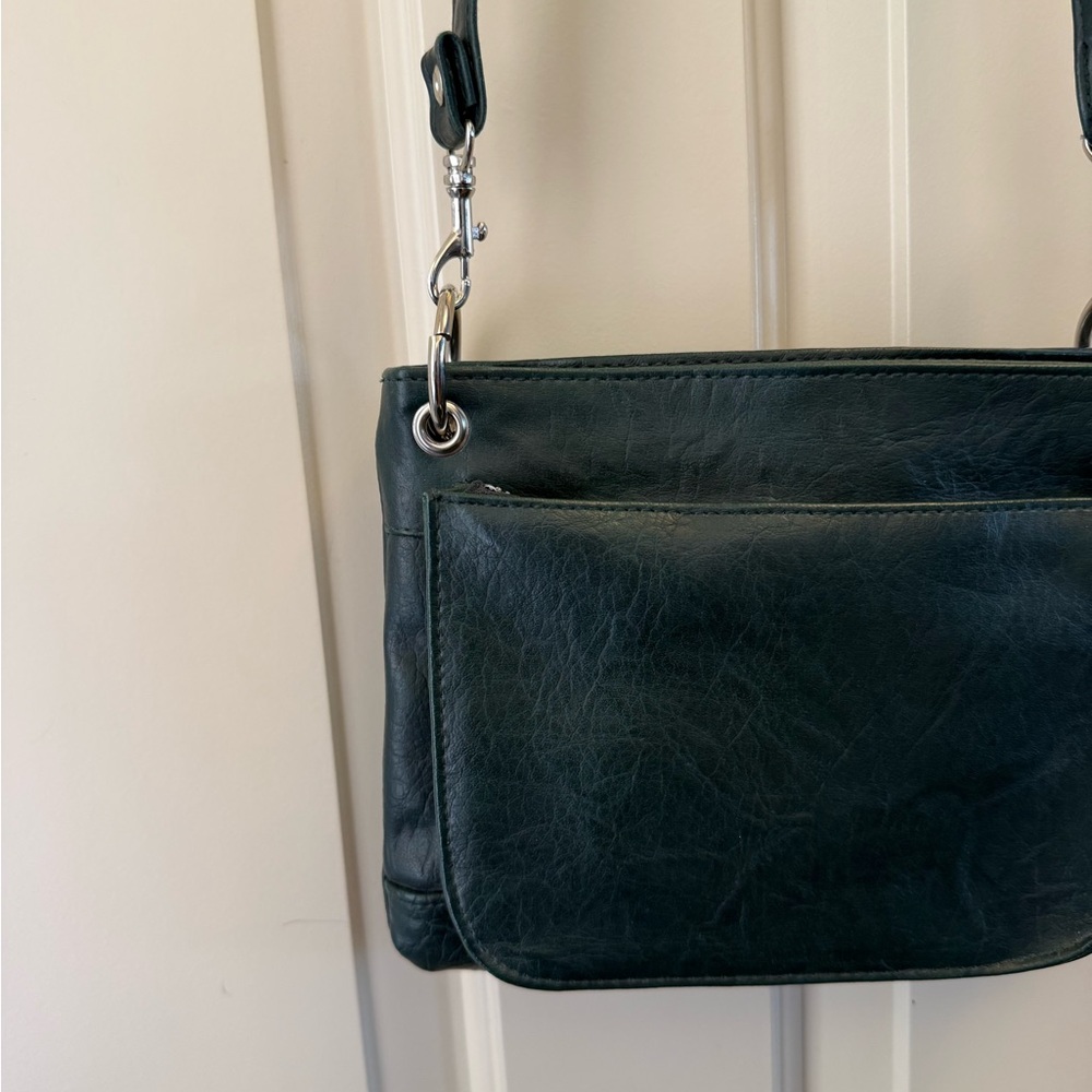 Small Dark green Maggie Lawrence crossbody bag